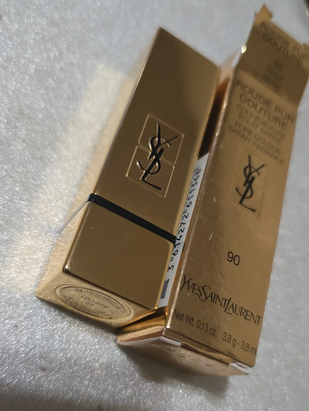 🧚‍♀️N°90 PRIME BEIGE YSL Discontinued Rouge Pur Couture Lipstick NWT